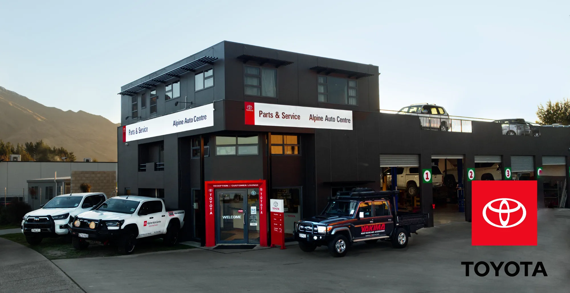 Alpine auto wanaka Toyota parts and service workshop